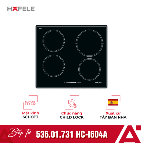 Bếp từ 4 vùng nấu Hafele HC-I604A 536.01.731