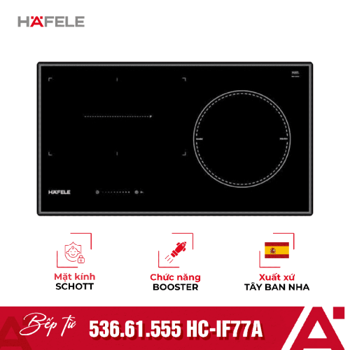 Bếp từ 3 vùng nấu Hafele HC-IF77A 536.61.555