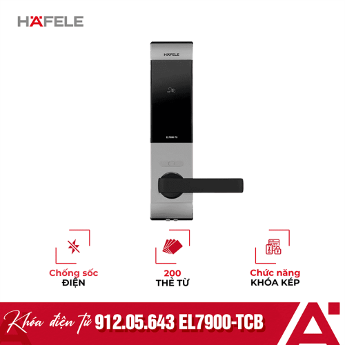 Khóa cửa điện tử Hafele EL7900-TCB 912.05.643