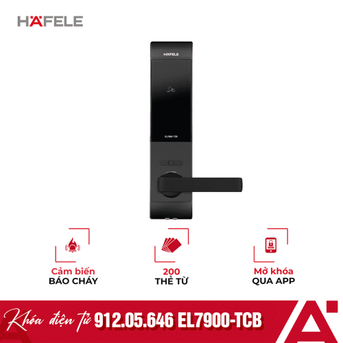 Khóa cửa điện tử Hafele EL7900-TCB 912.05.646