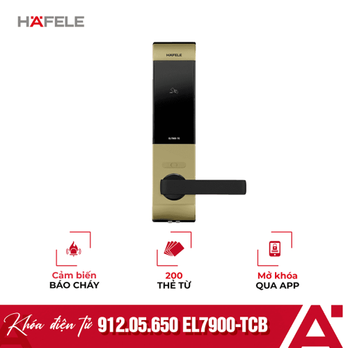 Khóa cửa điện tử Hafele EL7900-TCB 912.05.650