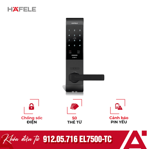 Khóa điện tử Hafele EL7700-TCS 912.05.718