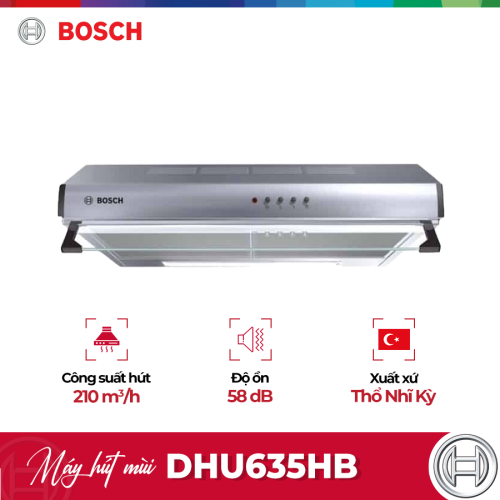 Máy hút mùi âm tủ Bosch DHU635HB