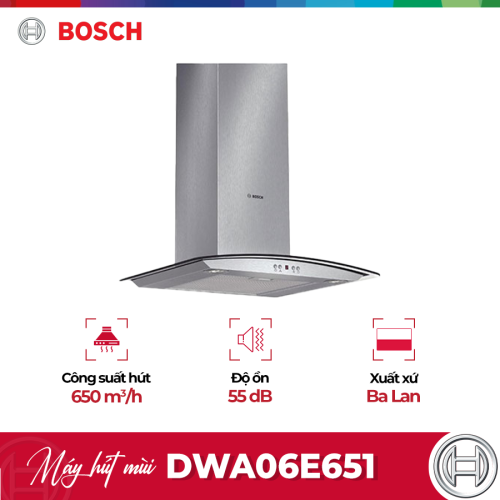 Máy hút khói khử mùi Bosch DWA06E651