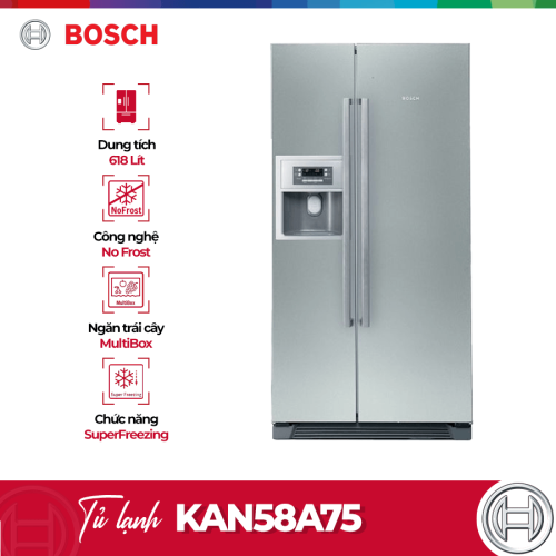 Tủ lạnh side by side Bosch KAN58A75