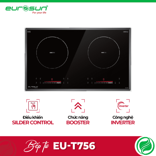 Bếp từ 2 vùng nấu Eurosun EU-T756