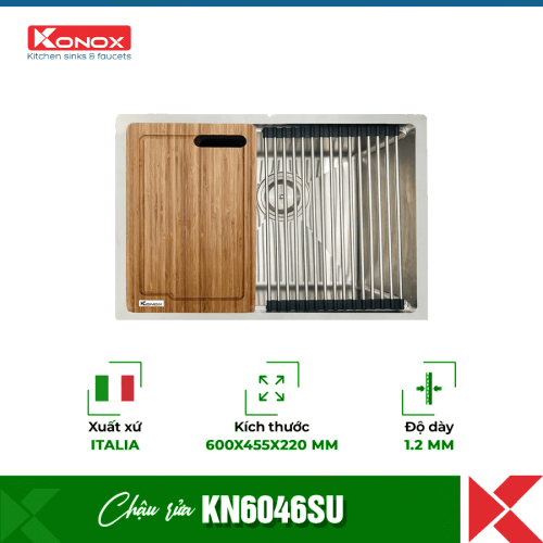 Chậu rửa bát Konox Workstation - Undermount KN6046SU