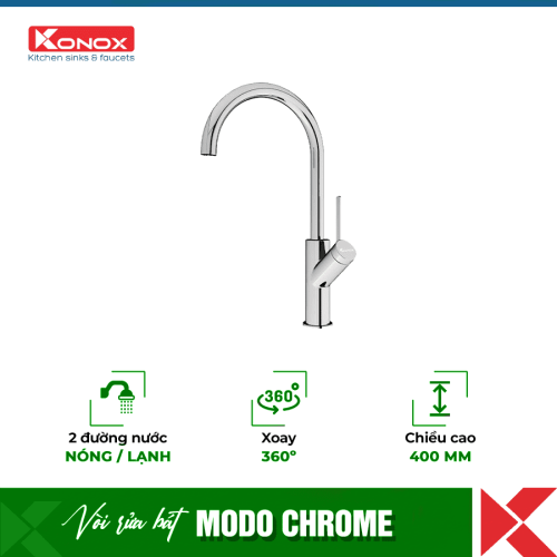 Vòi rửa bát Konox Modo Chrome