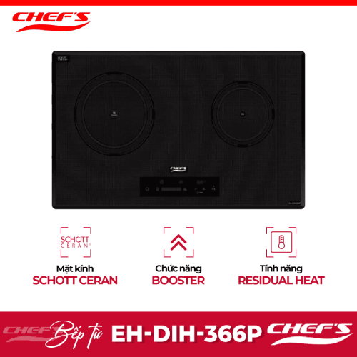 Bếp từ đôi Chefs EH-DIH-366P