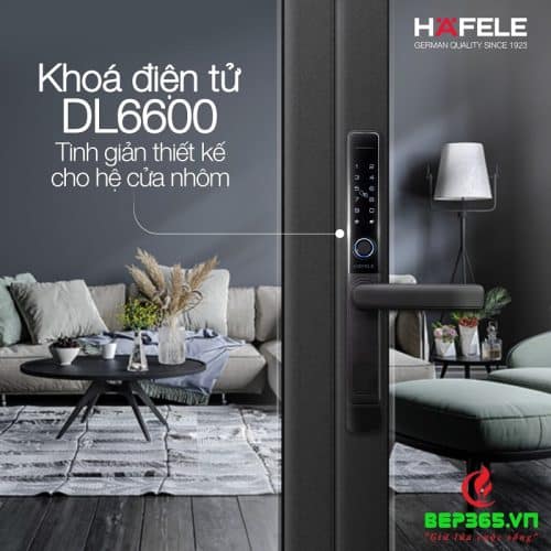 Khóa điện tử cửa nhôm DL6600 Hafele 912.20.145