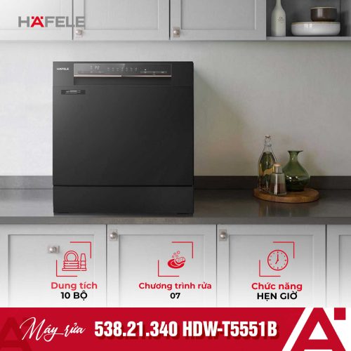 Máy rửa bát Hafele HDW-T5551B 538.21.340