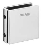 Kẹp kính tường Hafele 90 độ Bauma 981.77.963