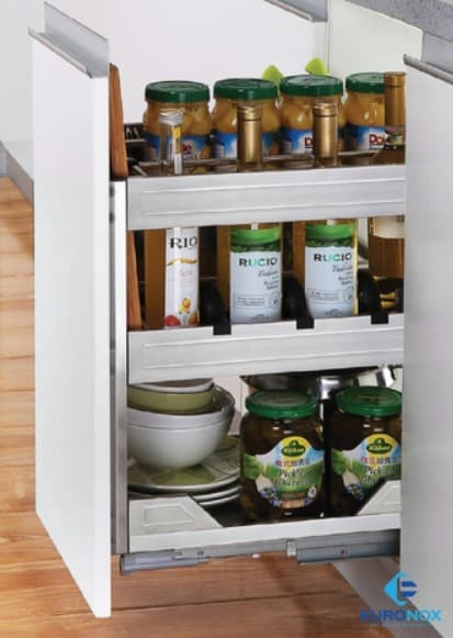 Kệ đựng gia vị chai lọ đáy đặc Euronox EU1.35G