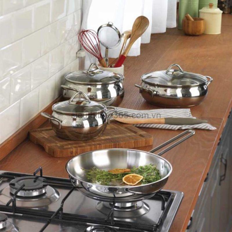 Hình ảnh bộ nồi chảo Elica ASTRA COOKWARE A2020 Hình ảnh bộ nồi chảo Elica ASTRA COOKWARE A2020