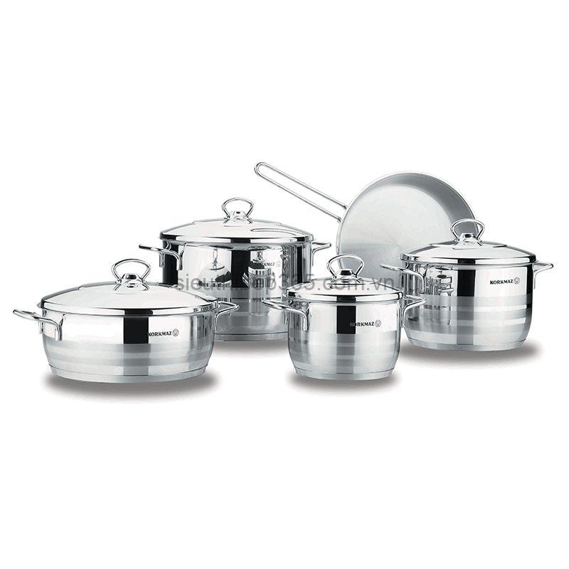 Bộ nồi chảo Elica Astra Cookware A2020 Bộ nồi chảo Elica Astra Cookware A2020