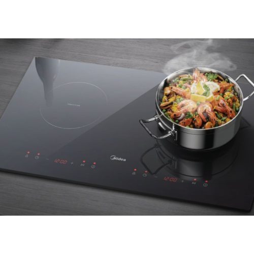 Bếp điện từ đôi Midea MC-ID358 lắp âm 3 anh bep dien tu doi midea mc id358 lap am