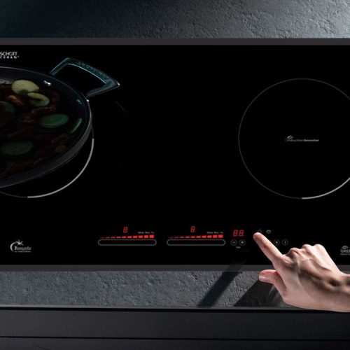 Bếp từ đôi Tomate TOM 02I‐G8 lắp âm 4 bang dieu khien bep tu doi tomate tom 02i‐g8 lap am