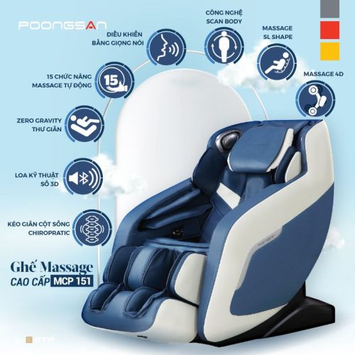 Ghế massage Poongsan MCP-151 4 hinh anh ghe massage poongsan mcp 151