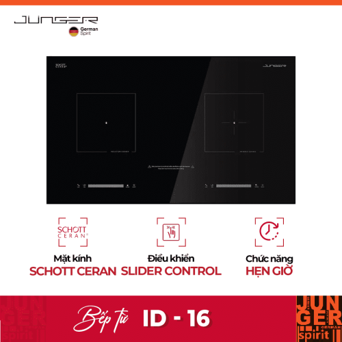 Bếp từ kết hợp hồng ngoại Junger ID-16 lắp âm