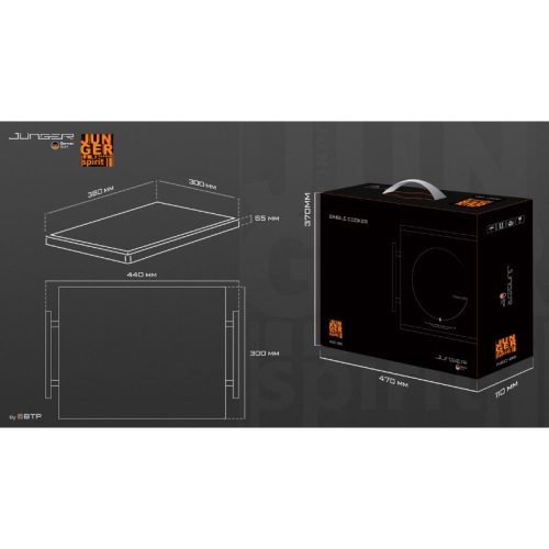 Bếp hồng ngoại đơn Junger ASC-86 di động 5 kich thuoc bep hong ngoai don junger asc 86 di dong