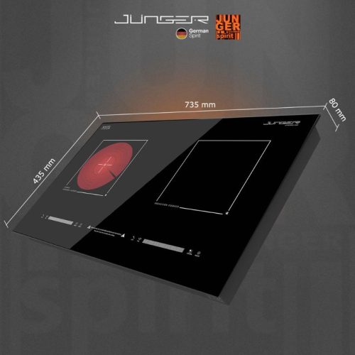 Bếp từ kết hợp hồng ngoại Junger MTD-18 lắp âm 4 kich thuoc bep tu ket hop hong ngoai junger mtd 18 lap am